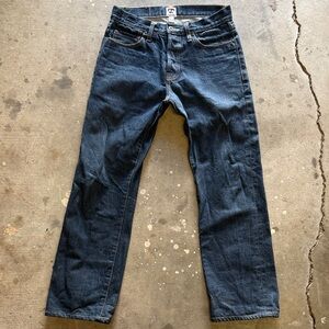 Tellason Dark Blue Straight Jeans